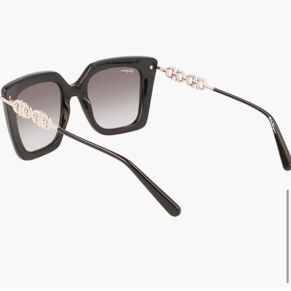 SALVATORE FERRAGAMO Gancini 51MM Rectangle Sunglasses - Picture 7 of 15